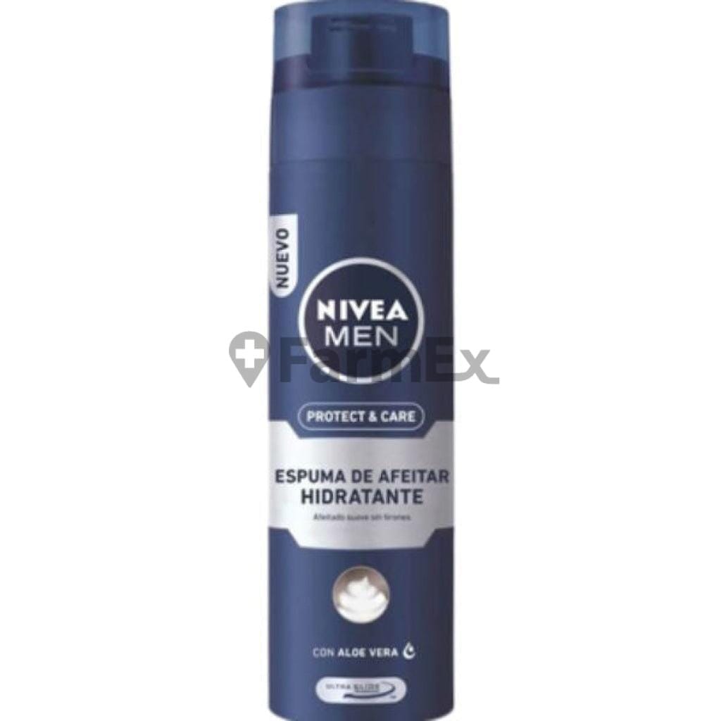 Nivea Men Espuma de Afeitar Hidratante "Protect & Care" x 200 mL Farmex-Fonasa-Persistente